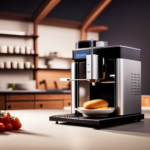 An image of a traditional kitchen scene, with a 3D food printer seamlessly integrated into the cooking process